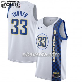 Camiseta Niños Indiana Pacers Myles Turner 33 2019-20 Nike City Edition Swingman